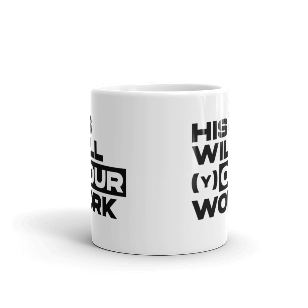 HWYW White Glossy Mug 7