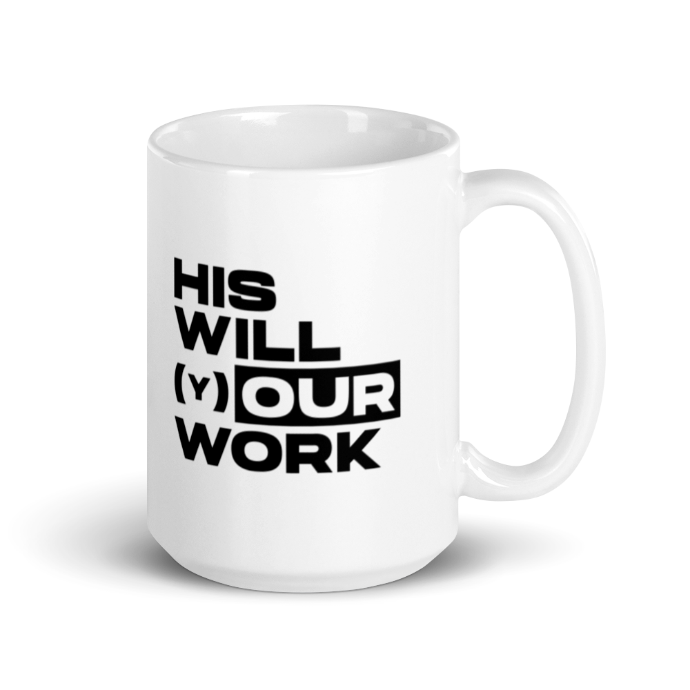 HWYW White Glossy Mug 7